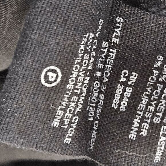 Theory Treeca Brisk Check Plaid Wool Cropped Straight Pants Stretch Women's Gray - Picture 5 of 6